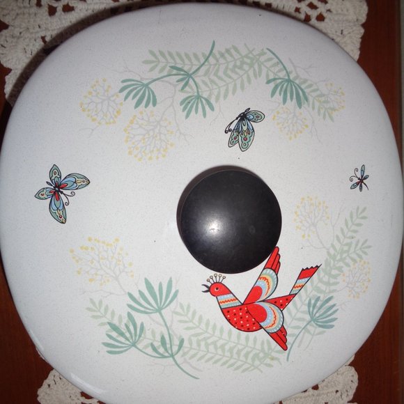 MCM Berggren or Georges Briard Enamel Square Frying Pan 8" and Lid Skillet - Picture 1 of 8